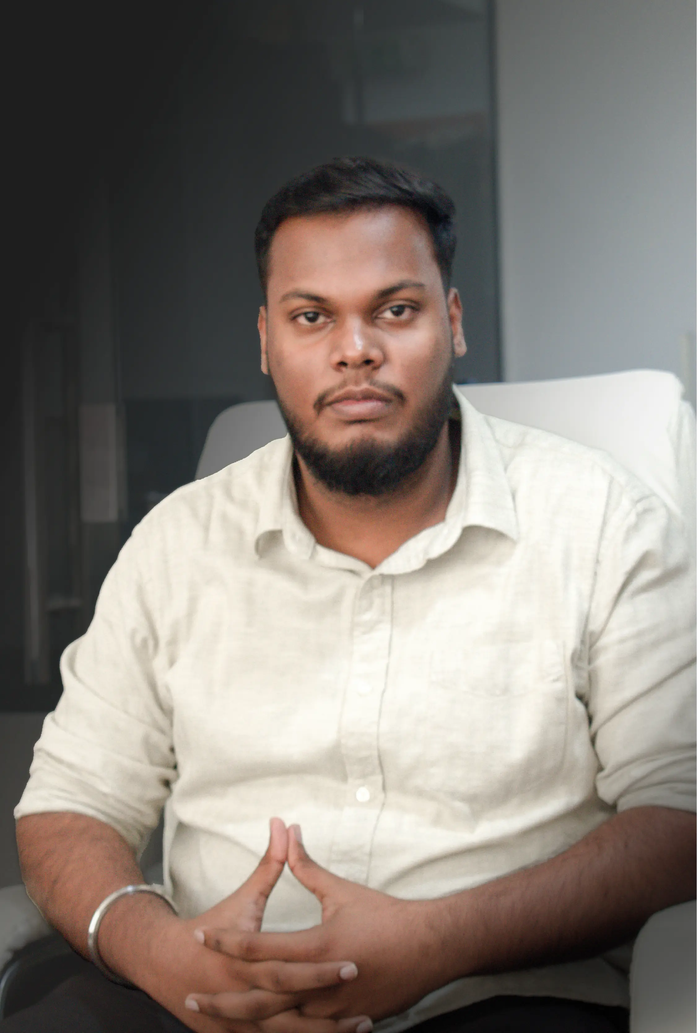 Portrait of Mathesh, UI/UX Designer at CodeCobble