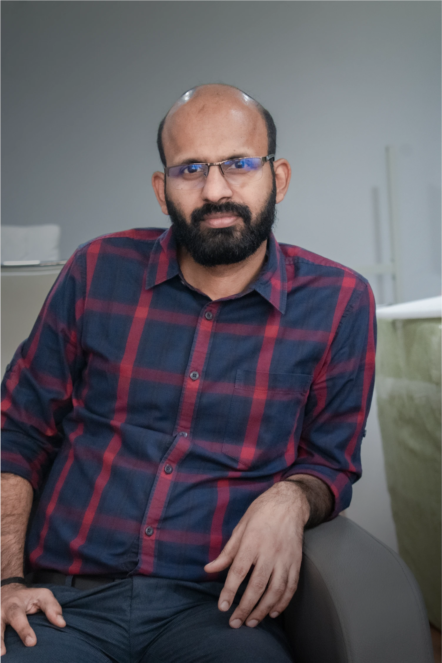 Portrait of Unni Nair, Accountant at CodeCobble
